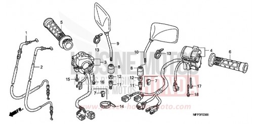 COMMUTATEUR/CABLE CB1300SA8 de 2008